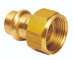Adapter z luźną nakrętką dla zaworu 14XG 1/2" (GW) brąz B Press